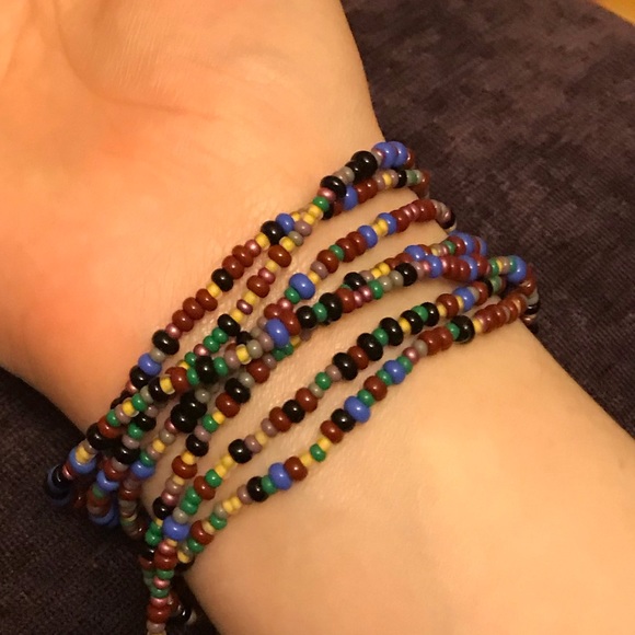 Versatile beaded necklace/bracelet - Picture 2 of 9